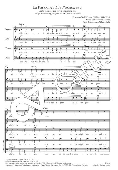 La Passione op. 21