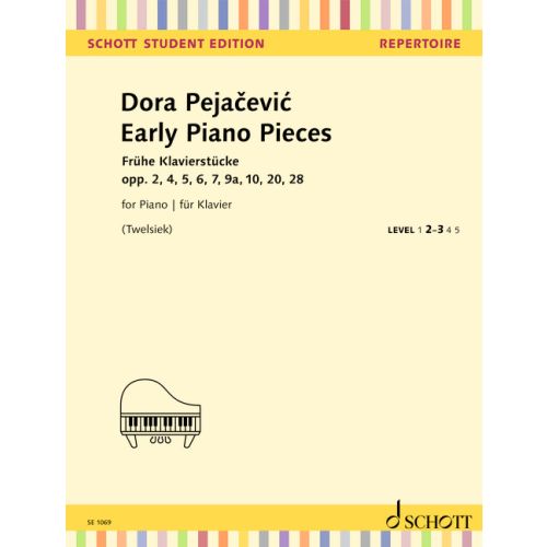 Frühe Klavierstücke op. 2, 4, 5, 6, 7, 9a, 10, 20, 28