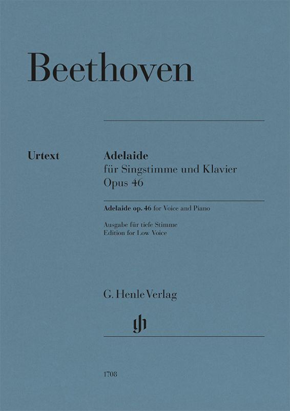 Adelaide op. 46 - tiefe Stimme