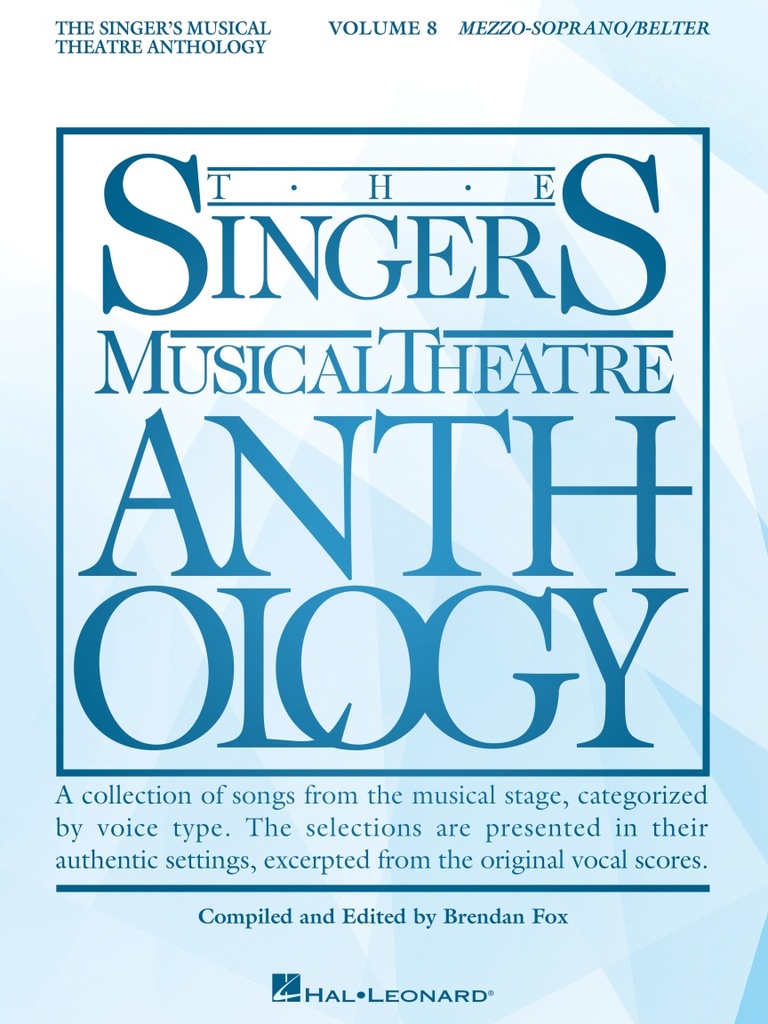 The Singer's Musical Theatre Anthology Vol. 8 - Mezzo-Soprano/Belter