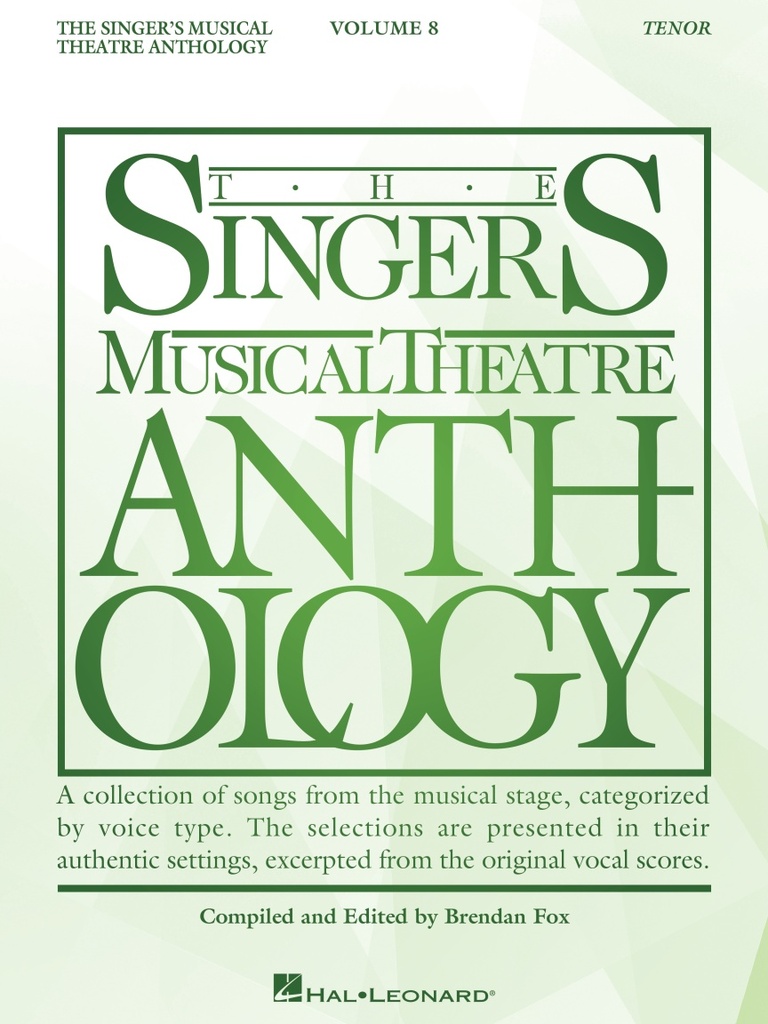 The Singer's Musical Theatre Anthology Vol. 8 - Tenor