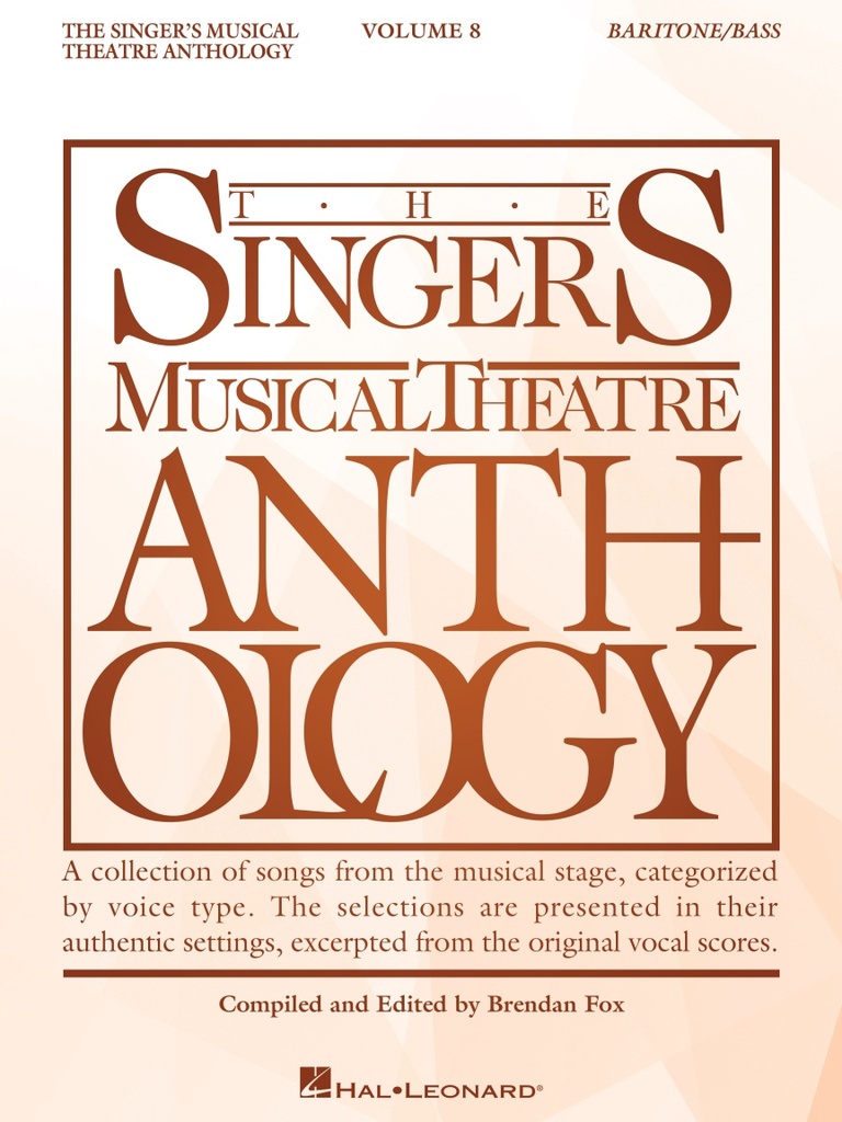 The Singer's Musical Theatre Anthology Vol. 8 - Bartione