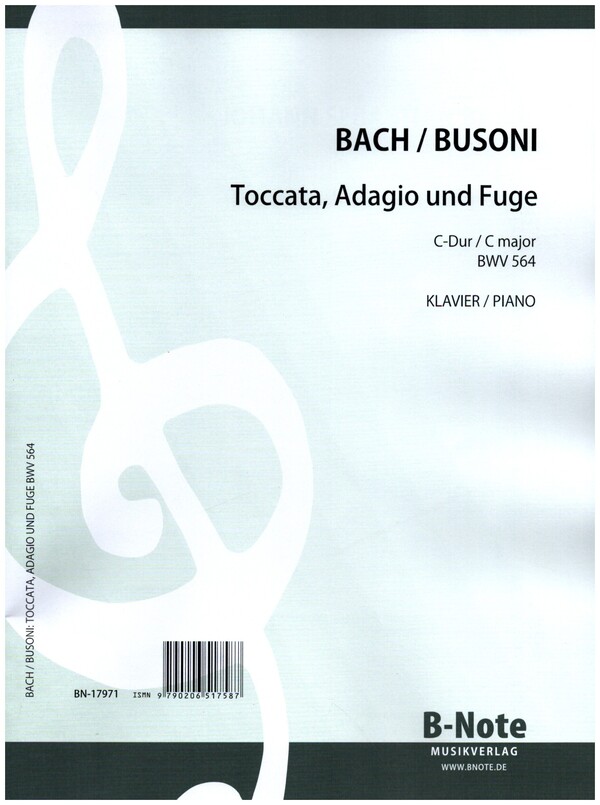 Toccata, Adagio und Fuge C-Dur BWV 564
