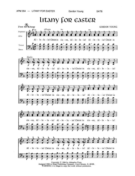Litany for Easter