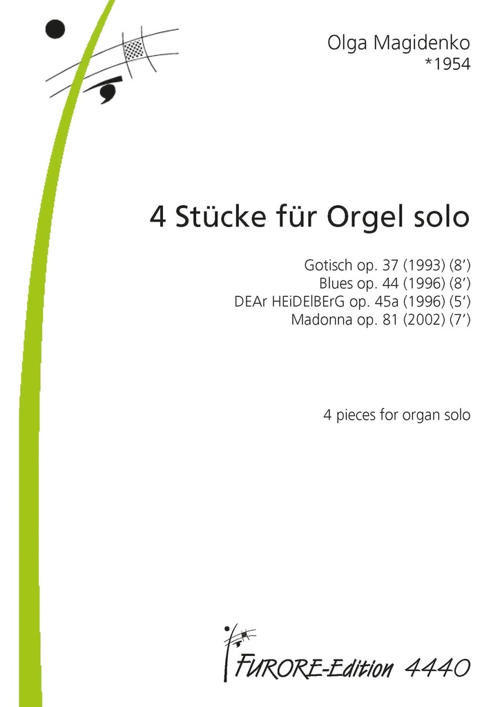 4 Stücke für Orgel Solo