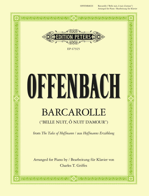 Barcarolle aus "Hoffmanns Erzählungen"