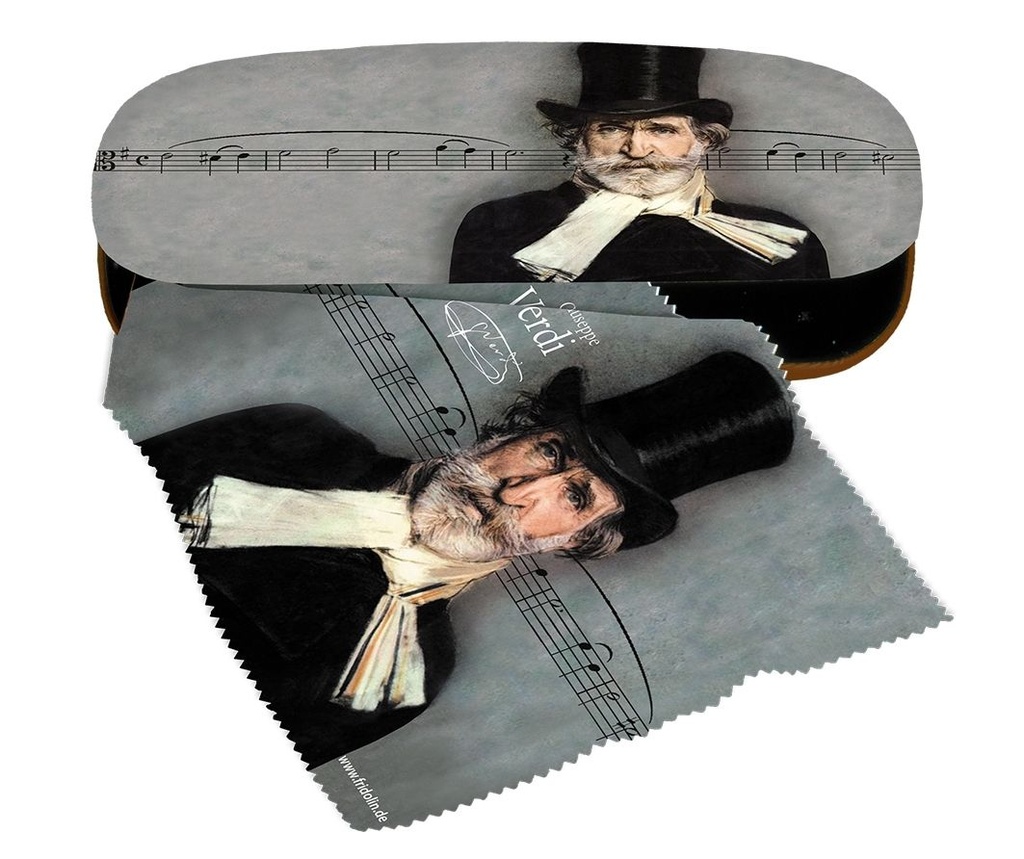 Brillenetui-Set Giuseppe Verdi