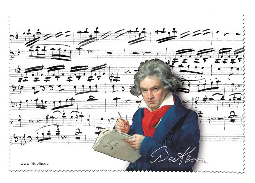 Brillenputztuch Beethoven