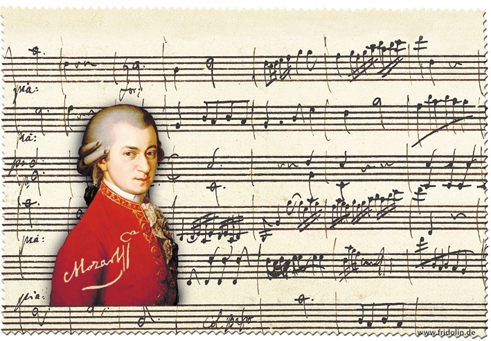 Brillenputztuch Mozart