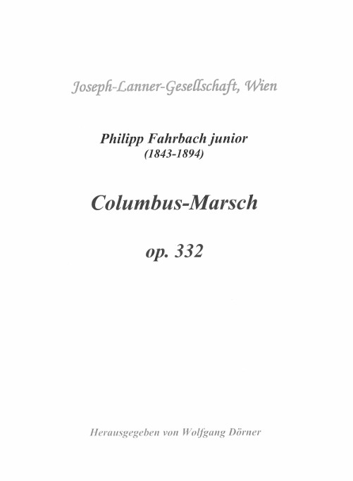 Columbus-Marsch op. 332