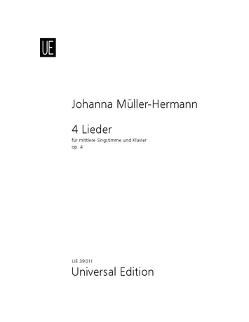 4 Lieder op. 4