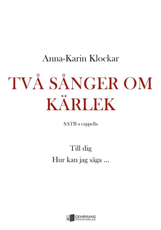 Tva sanger om kärlek
