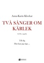 Tva sanger om kärlek