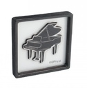 Magnet Klavier - Framed