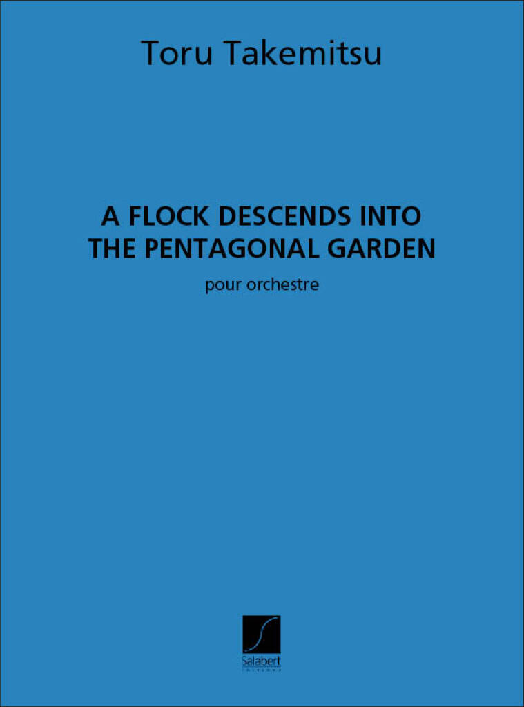 A flock descends into the pentagonal garden