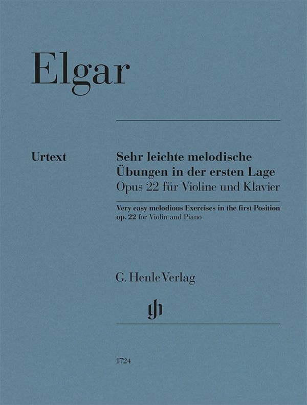Sehr leichte melodische Übungen in der ersten Lage op. 22