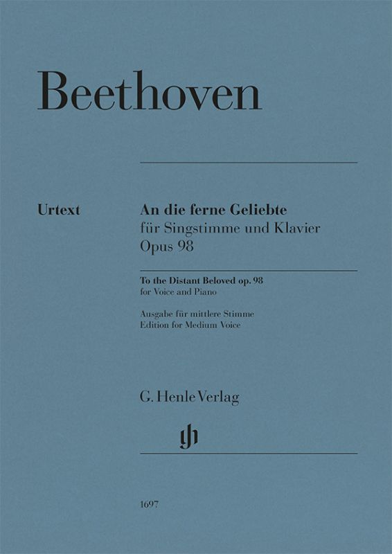 An die ferne Geliebte op. 98 - mittlere Stimme
