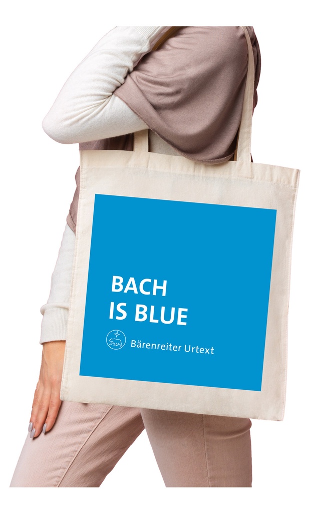 Tragtasche "Bach is blue"