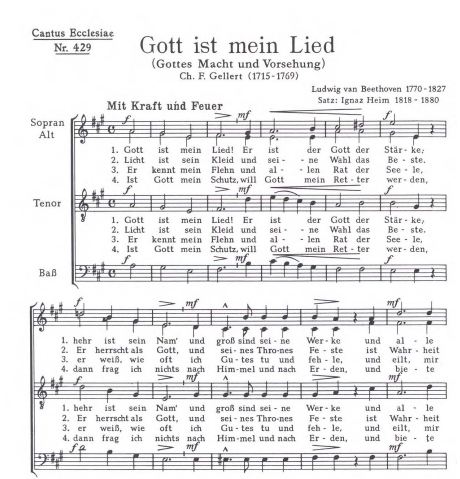 Gott ist mein Lied (Gottes Macht und Vorsehung)