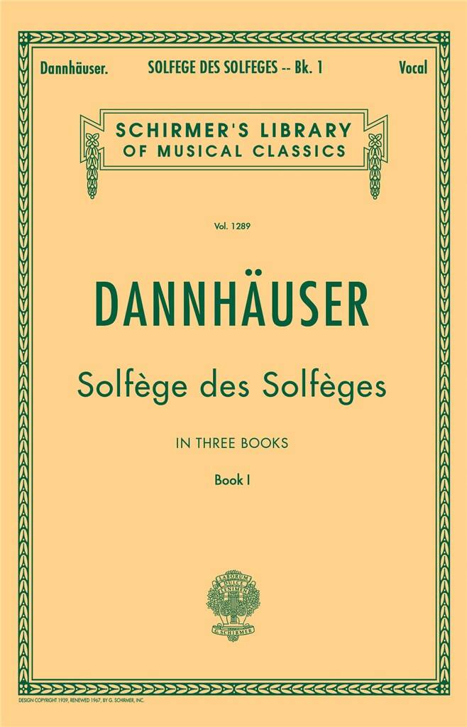 Solfege des Solfeges Band 1