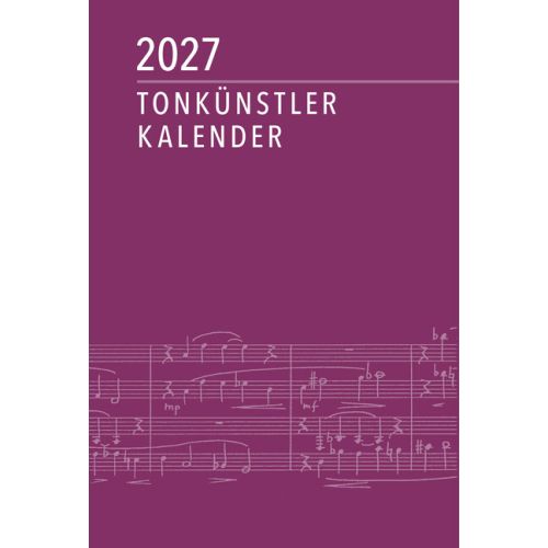 Tonkünstler-Kalender 2027