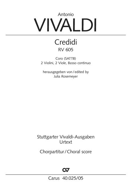 Credidi RV 605