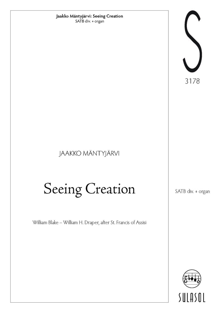 Seeing creation
