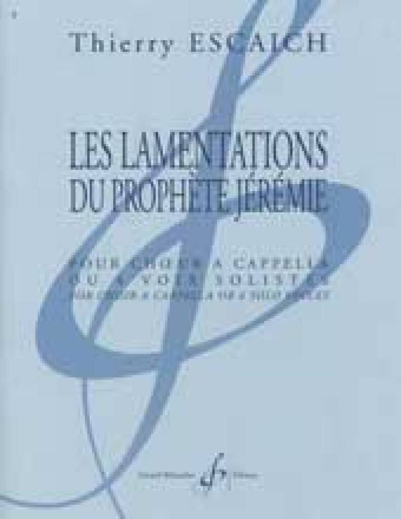 Les Lamentations du Prophete Jeremie