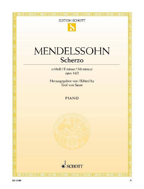 Scherzo e-moll op. 16 Nr. 2