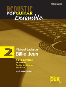 Billie Jean - Acoustic Pop Guitar Ensemble 2