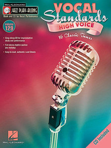 Vocal Standards High Voice - Jazz Play-Along Vol. 129