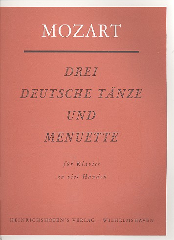 3 Deutsche Tänze und Menuette