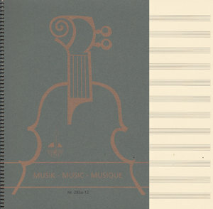 Notenheft spiralgebunden A4 - 12 linig