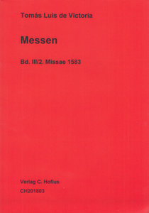 Messen Band III/2: Missae 1583