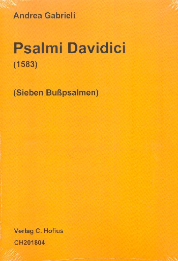 Psalmi Davidici 1583 - Sieben Bußpsalmen