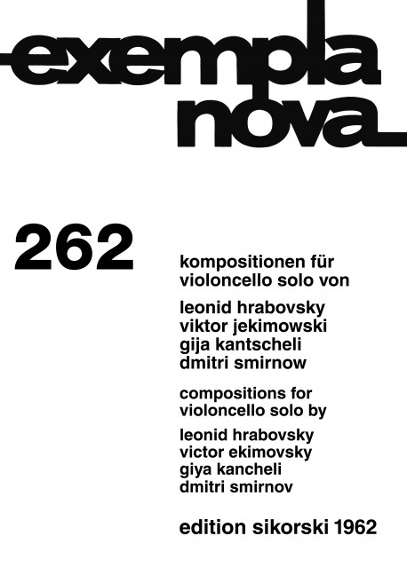 4 Kompositionen für Violoncello solo