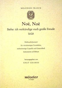 Noe, Noe : Siehe ich verkündige euch große Freude ( 1628 )