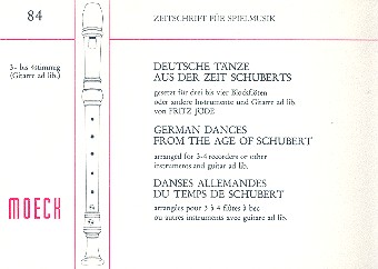 Deutsche Tänze aus der Zeit Schuberts
