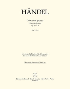 Concerto Grosso F-Dur op. 3/4 HWV 315