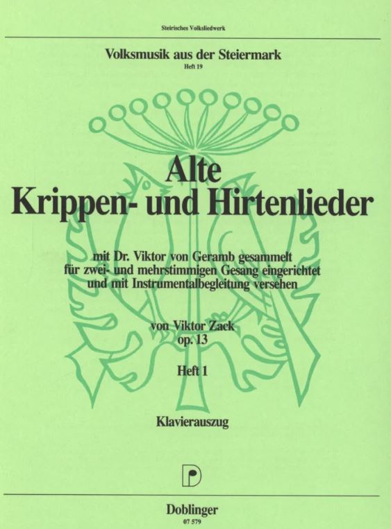 Alte Krippen- und Hirtenlieder Heft 1