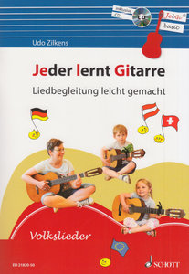 Jeder lernt Gitarre - Liedbegleitung leicht gemacht