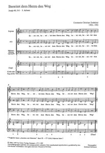 Bereitet dem Herrn den Weg