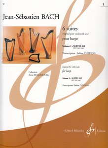 6 Suites pour Harpe Band 1 BWV 1007 - 1008