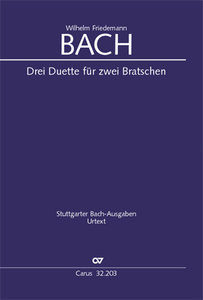 Drei Duette für zwei Bratschen BR-WFB: B 7 - 9 (Fk 60 - 62)