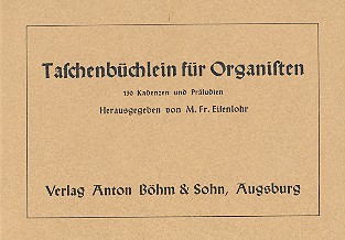 Taschenbüchlein für Organisten