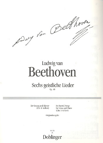 6 geistliche Lieder op. 48