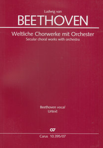 Weltliche Chorwerke mit Orchester