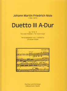 Duetto III A-Dur op. 13/3