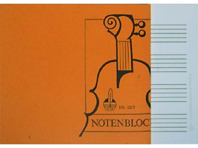 Notenblock A5 Quer 4 Systeme