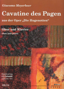 Cavatine des Pagen aus der Oper "Die Hugenotten"